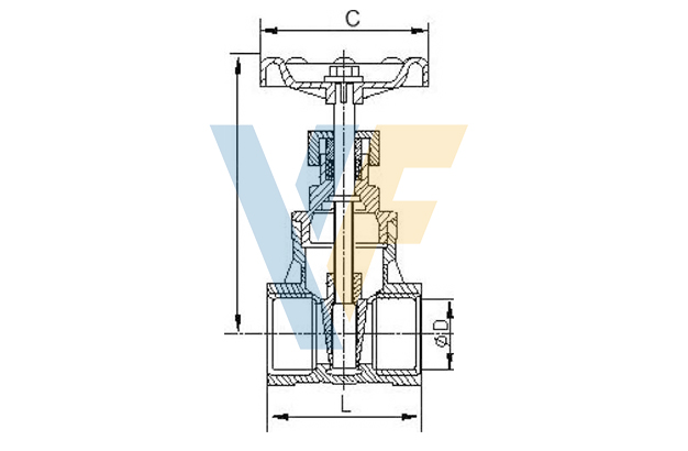 NRS Grooved Gate Valve