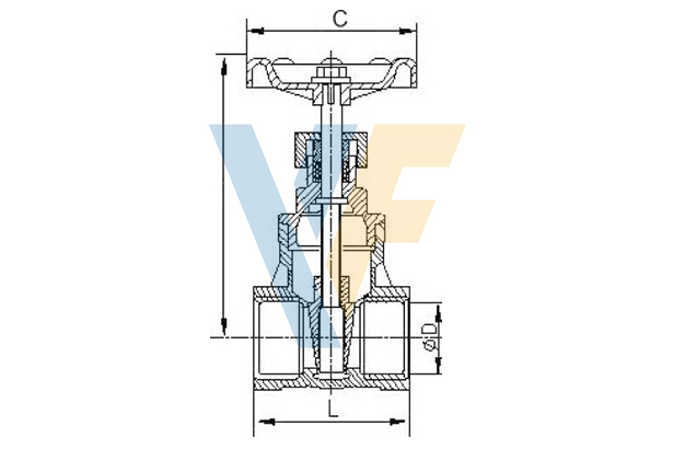 OS&Y Grooved Gate Valve