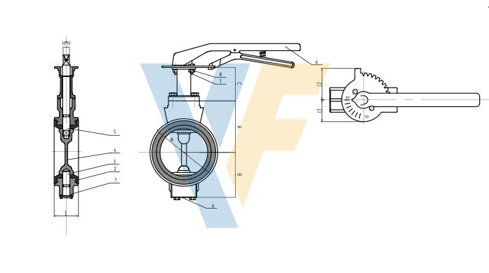 Aluminium Alloy Butterfly Valve