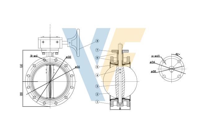 Stainless Steel Flange Butterfly Valve